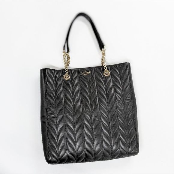 Kate Spade Briar Lane Quilted Slim North South Genuine Leather Shoulder Bag - Picture 1 of 9